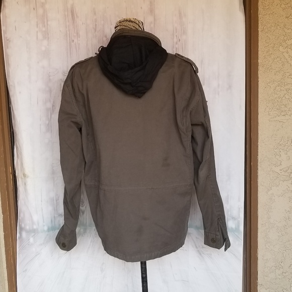 Point Zero army green utility jacket size medium - Picture 4 of 8